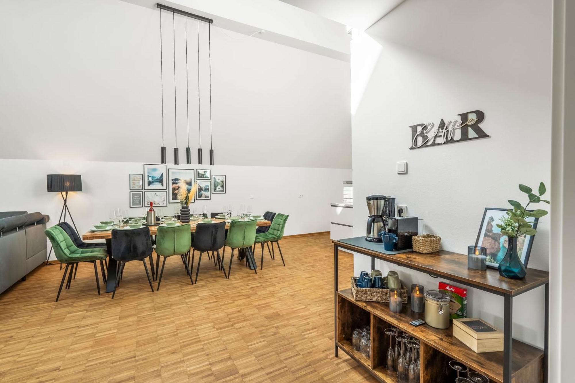 Dnd Design Loft I 170Qm I Parken I Balkon I Workstation I Netflix I Kaffee I Waschmaschine I Trockner I Xbox I Ausblick Lägenhet Würzburg Exteriör bild