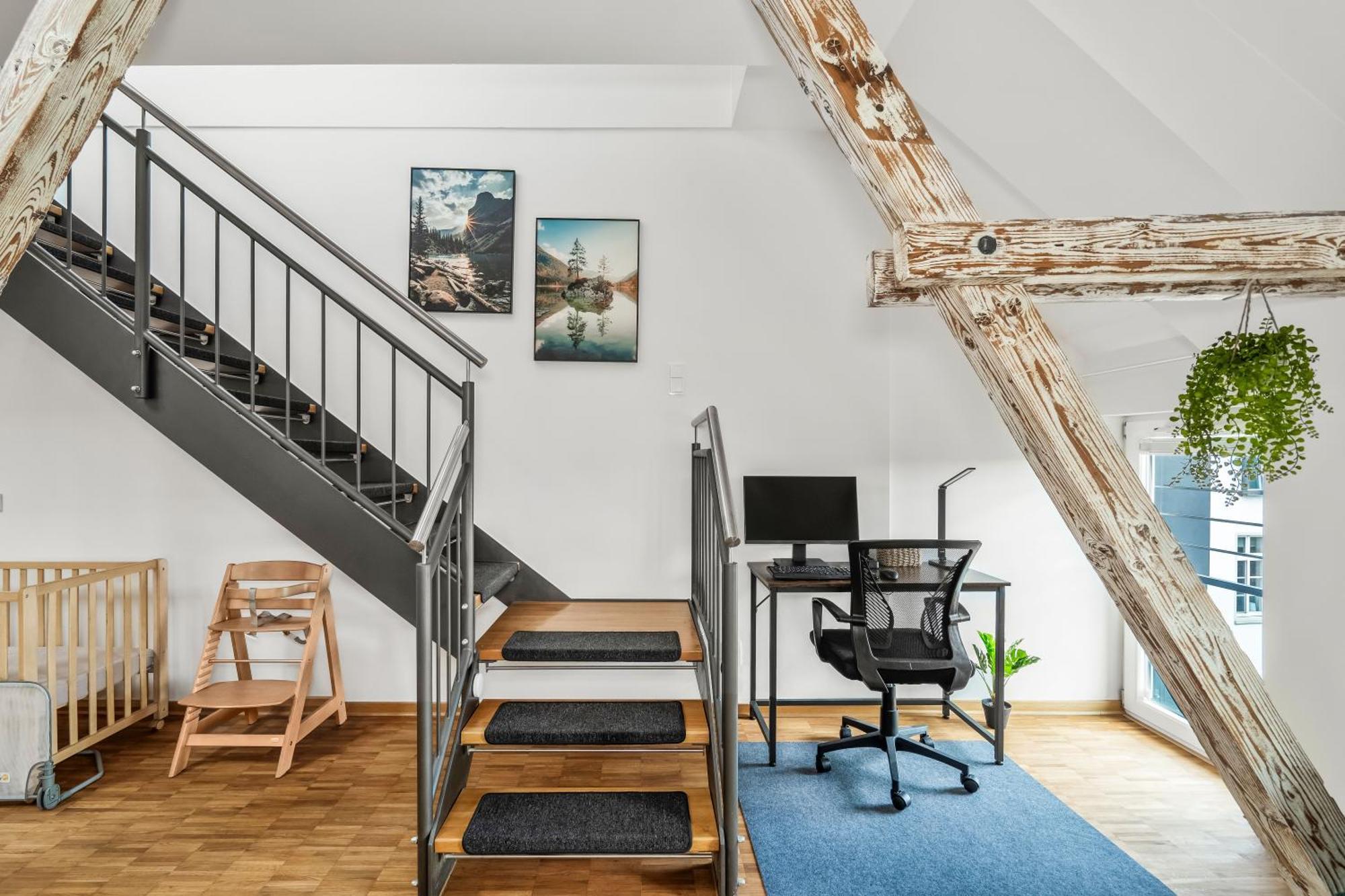 Dnd Design Loft I 170Qm I Parken I Balkon I Workstation I Netflix I Kaffee I Waschmaschine I Trockner I Xbox I Ausblick Lägenhet Würzburg Exteriör bild