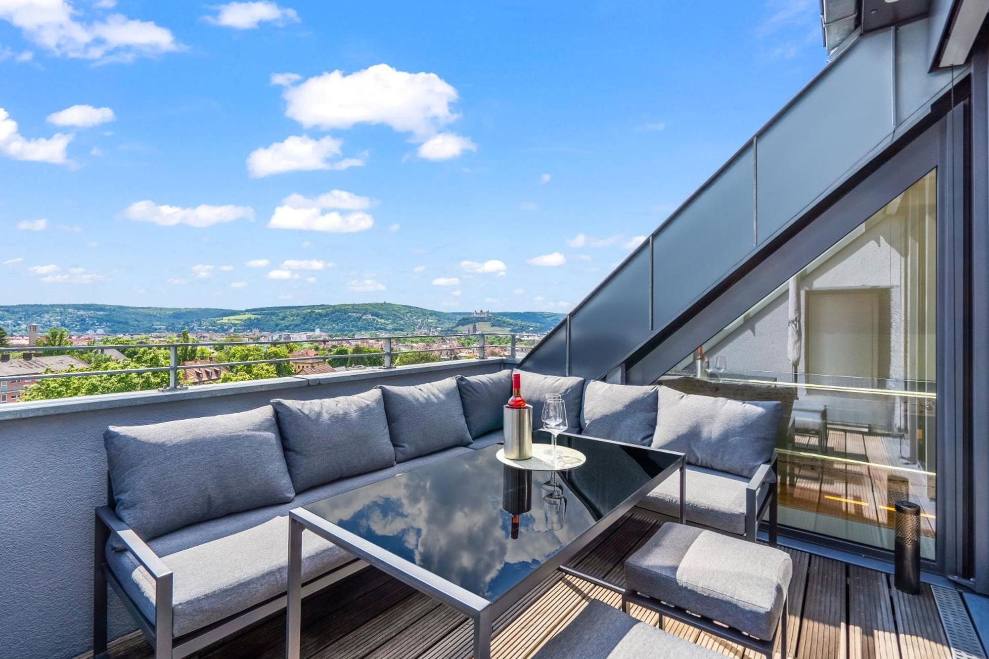 Dnd Design Loft I 170Qm I Parken I Balkon I Workstation I Netflix I Kaffee I Waschmaschine I Trockner I Xbox I Ausblick Lägenhet Würzburg Exteriör bild