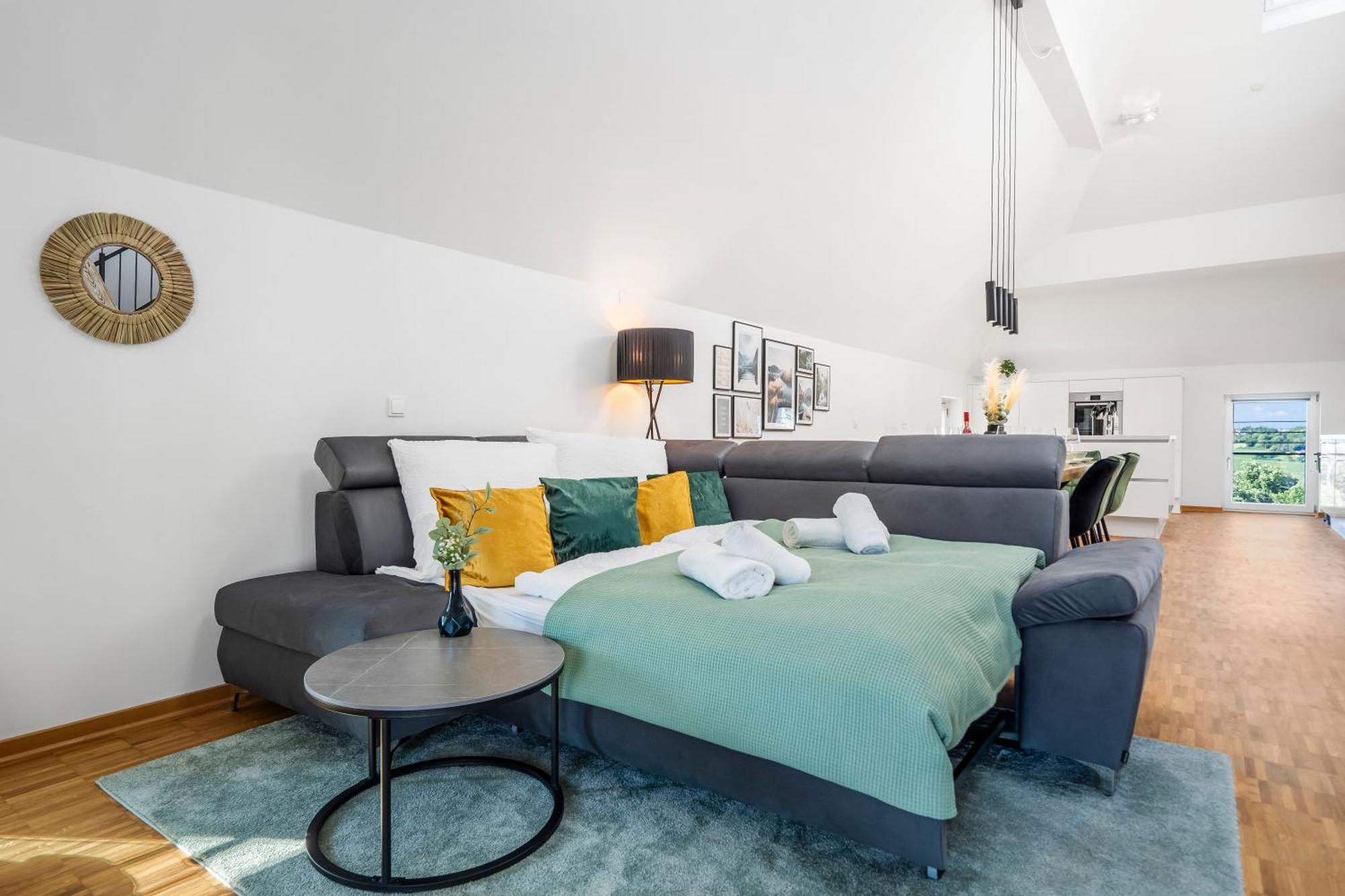 Dnd Design Loft I 170Qm I Parken I Balkon I Workstation I Netflix I Kaffee I Waschmaschine I Trockner I Xbox I Ausblick Lägenhet Würzburg Exteriör bild
