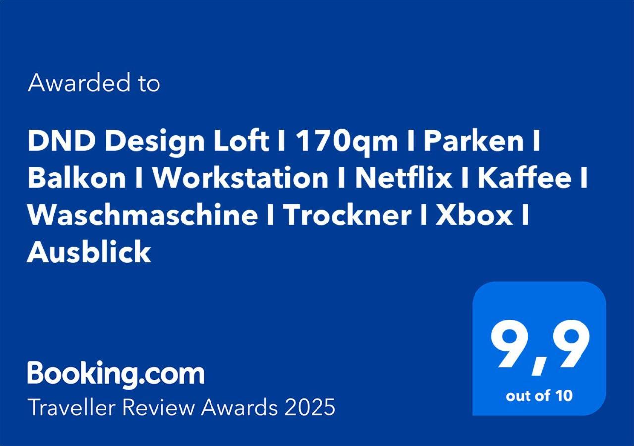 Dnd Design Loft I 170Qm I Parken I Balkon I Workstation I Netflix I Kaffee I Waschmaschine I Trockner I Xbox I Ausblick Lägenhet Würzburg Exteriör bild